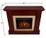 Dark Mahogany Electric Fireplace Dimensions
