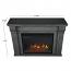 Antique Gray Electric Fireplace Dimensions