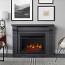 Antique Gray Electric Fireplace