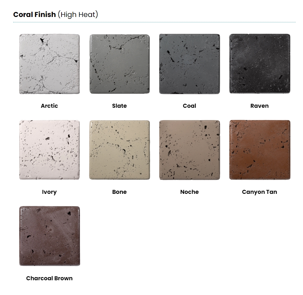 Textured High Heat Finishes