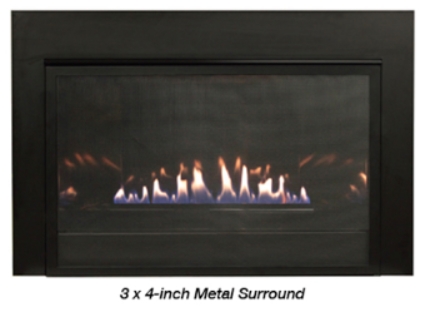 4x3 3-Sided Metal Surround