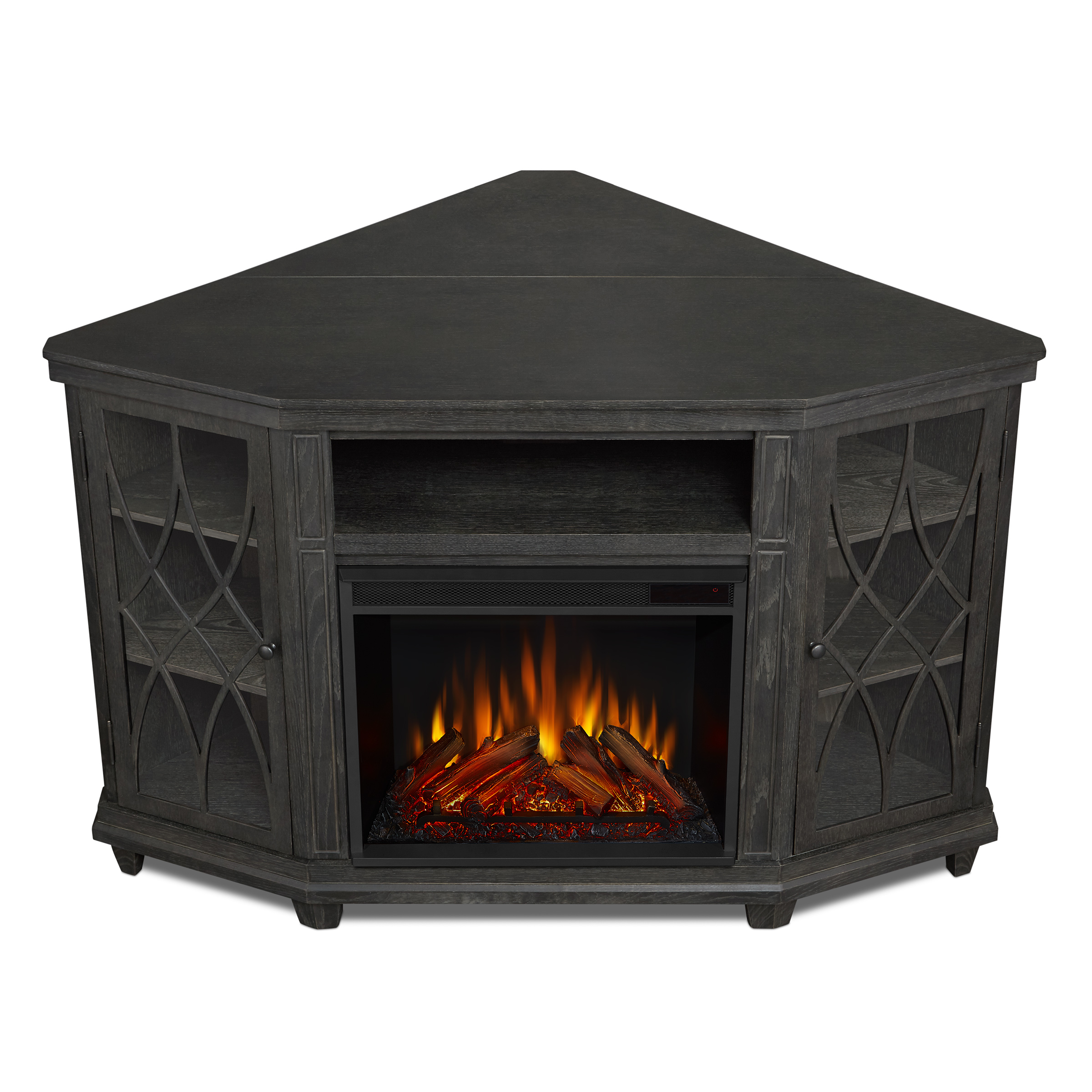 Gray Electric Fireplace Top