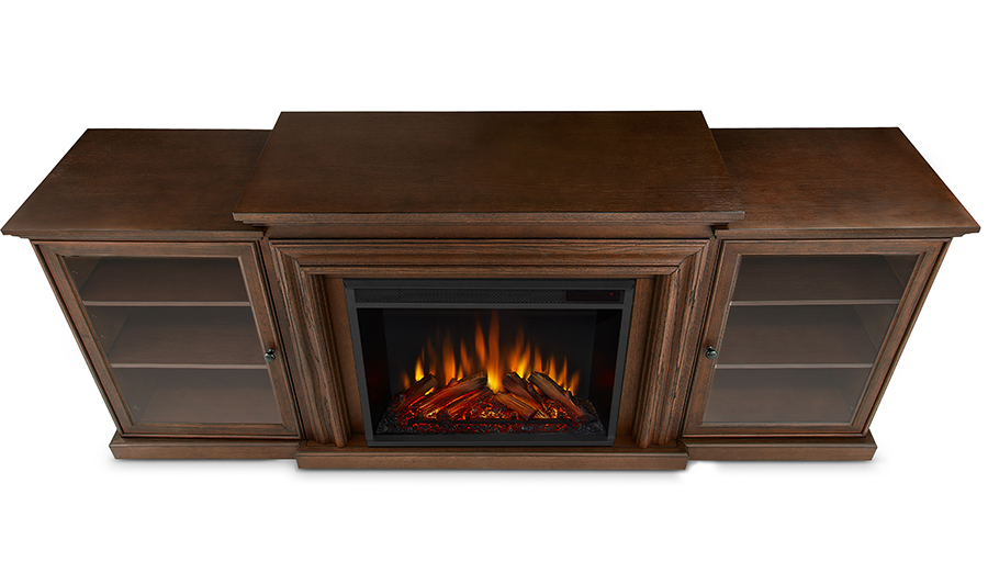 Chestnut Oak Electric Fireplace