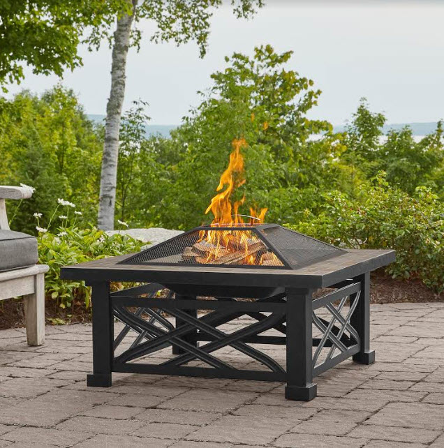 33" Larkspur Wood Burning Outdoor Fire Pit