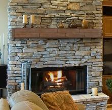 Fireplace Mantel Shelves | PortableFireplace.com